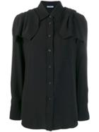 Prada Bow Ribbon Detailed Shirt - Black