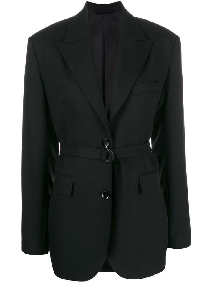 Christian Wijnants Belted Waist Blazer - Black