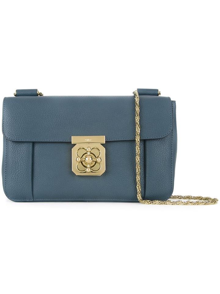 Chloé 'elsie' Shoulder Bag, Women's, Green