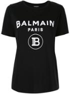 Balmain Balmain Sf11361i193 Eab Noir/blanc Cotton - Black