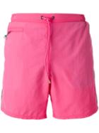 Boss Hugo Boss Side Stripe Swim Shorts, Men's, Size: Xl, Pink/purple, Polyamide/polyester