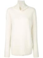 Cédric Charlier Long Roll-neck Jumper - Nude & Neutrals