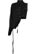 Ann Demeulemeester Asymmetric Style Shirt - Black