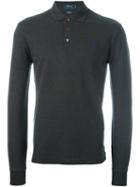 Polo Ralph Lauren Embroidered Logo Polo Shirt, Men's, Size: Xl, Grey, Cotton/spandex/elastane