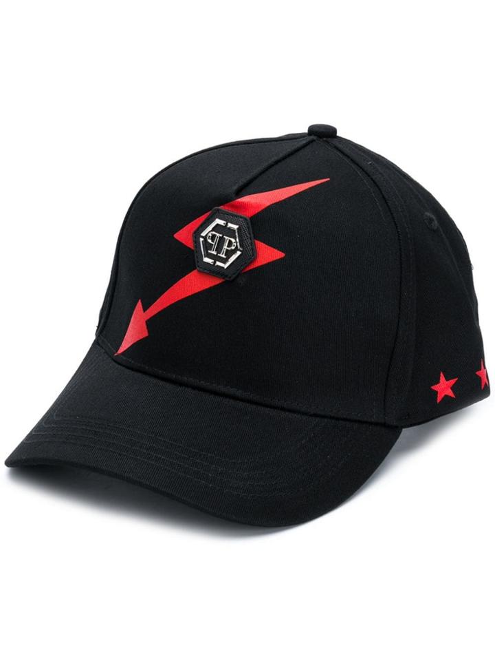Philipp Plein Thunder Baseball Cap - Black