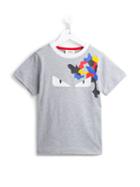 Fendi Kids Bag Bug T-shirt, Boy's, Size: 12 Yrs, Grey