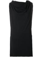 Rick Owens Drkshdw Draped Long Tank Top - Black