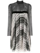 Philosophy Di Lorenzo Serafini Lace Pleated Dress - Black