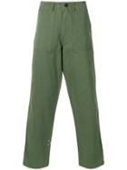 Pop Trading International Wide Leg Trousers - Green