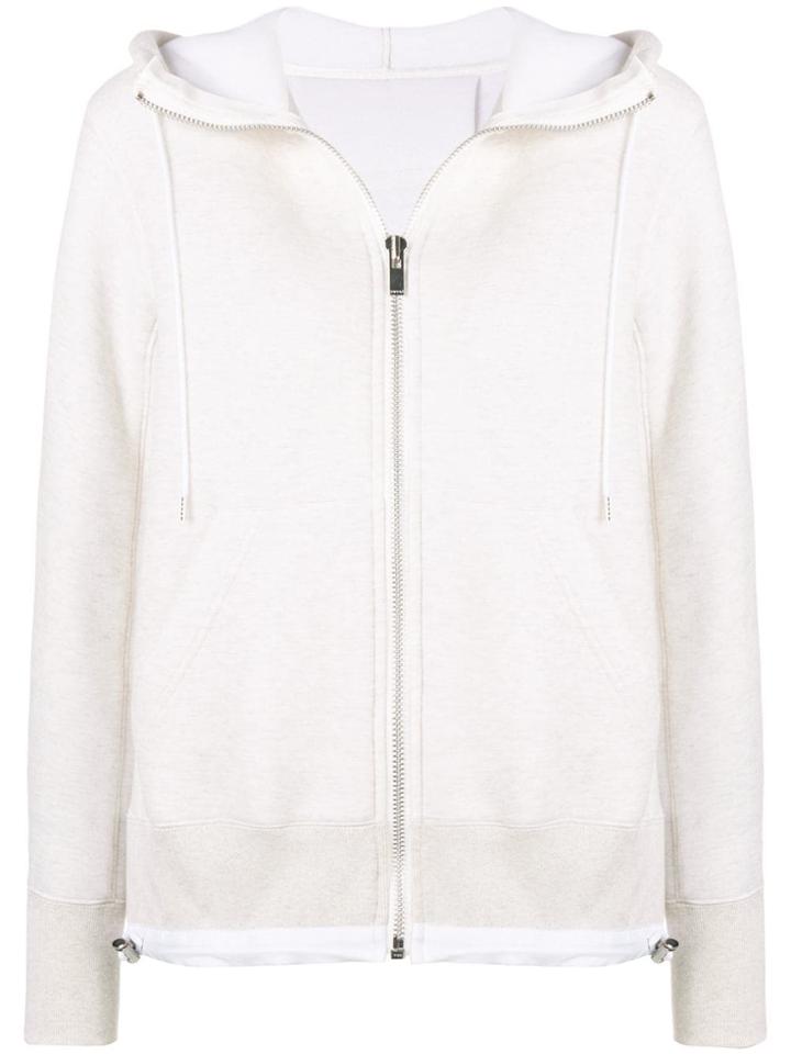 Sacai Hooded Sweatshirt - Nude & Neutrals