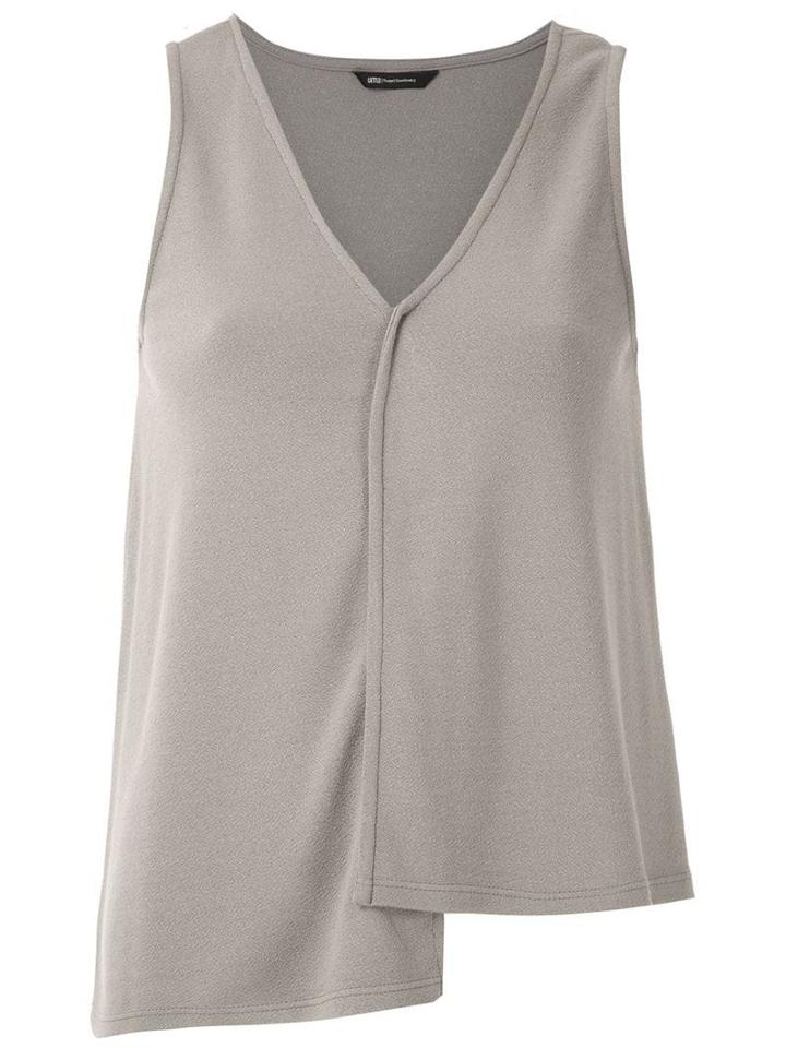 Uma Raquel Davidowicz Ayla Asymmetrical Tank Top - Grey