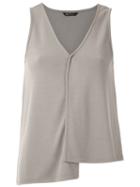 Uma Raquel Davidowicz Ayla Asymmetrical Tank Top - Grey