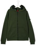 Ai Riders On The Storm Teen Goggle Zip Up Hoodie - Green