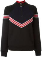 T By Alexander Wang Knitted Panel Sweatshirt