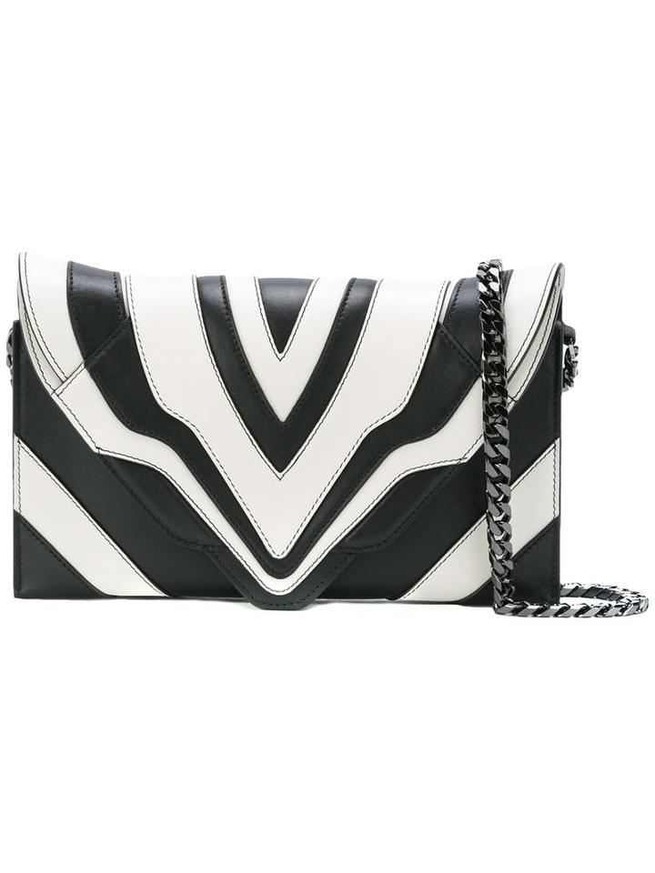 Elena Ghisellini 'felina Mignon' Clutch, Women's, Black, Calf Leather