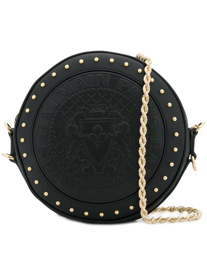 Balmain Disco Crossbody Bag - Black