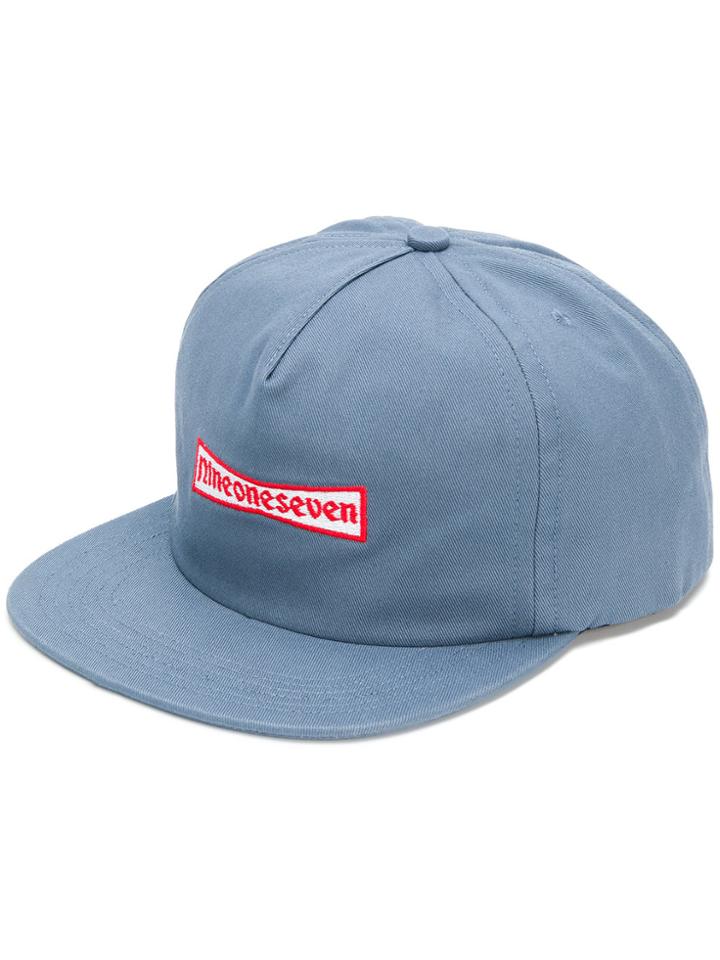 Call Me 917 Nine One Seven Baseball Cap - Blue