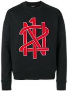 Adidas Originals By Alexander Wang Half Zip Fleece Sweatshirt - Black