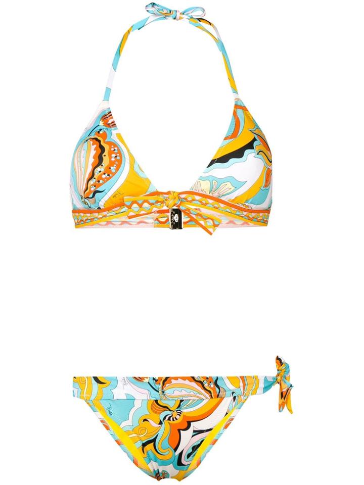 Emilio Pucci Printed Bikini - Yellow
