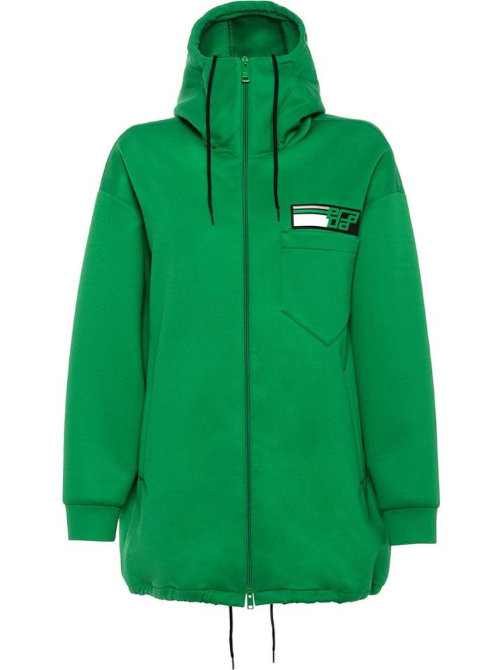 Prada Technical Nylon Hoodie - Green