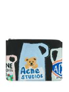 Acne Studios Malachite L Vase Document Case - Black