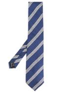 Tom Ford Textured Stripe Tie - Blue