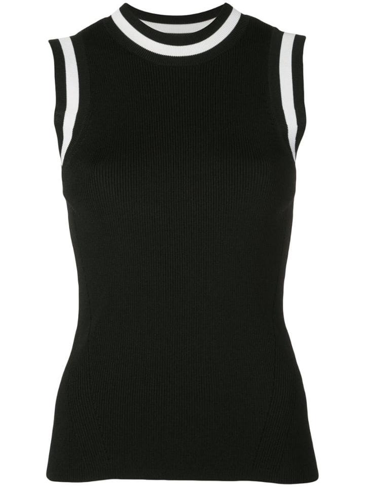 Rag & Bone Ribbed Knit Tank Top - Black