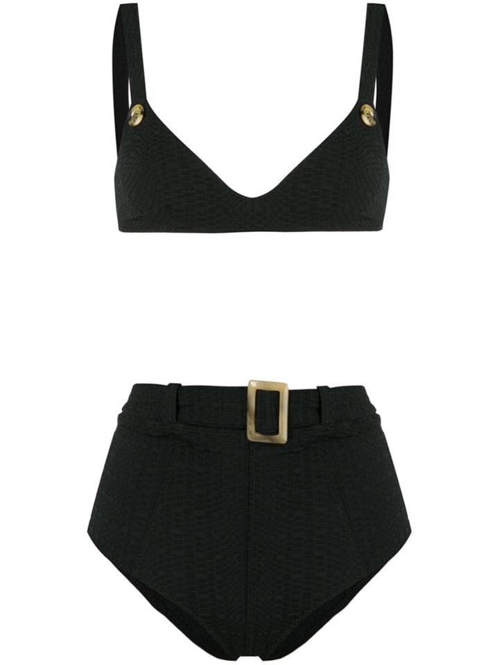 Lisa Marie Fernandez Buckle Bikini - Black