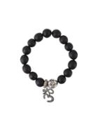 Gemco Diamond Charm Bead Bracelet, Women's, Black