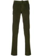 Incotex Regular Fit Trousers - Green