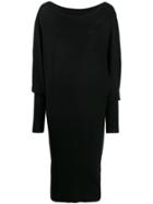 P.a.r.o.s.h. Knitted Midi Dress - Black