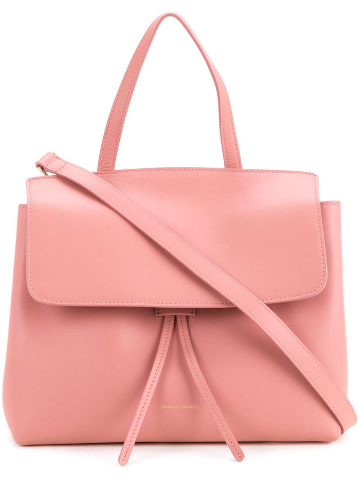 Mansur Gavriel - Mini Lady Tote - Women - Calf Leather - One Size, Women's, Pink/purple, Calf Leather