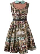 Antonio Marras Embellished Front Jacquard Dress, Women's, Size: 44, Polyester/acetate/polyurethane/cupro