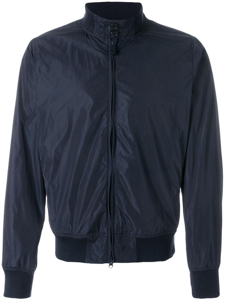 Aspesi High Neck Lightweight Jacket - Blue