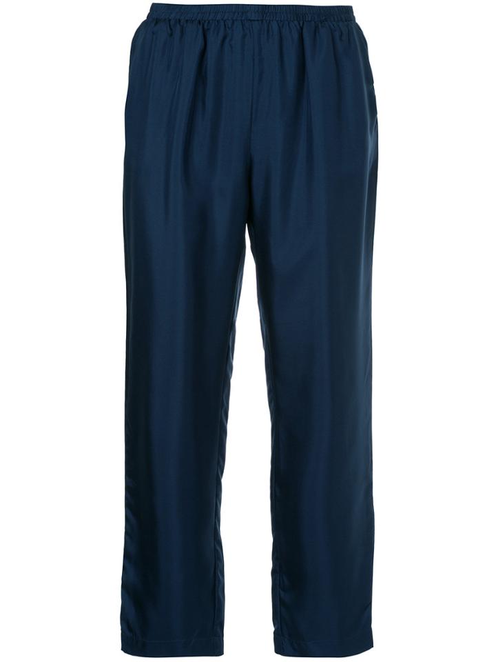 Gold Hawk Elasticated Waist Trousers - Blue
