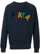 Ron Dorff Playa Embroidered Sweatshirt - Blue