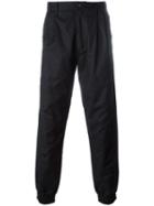 Maharishi Elasticated Tapered Trousers, Men's, Size: Small, Black, Wool