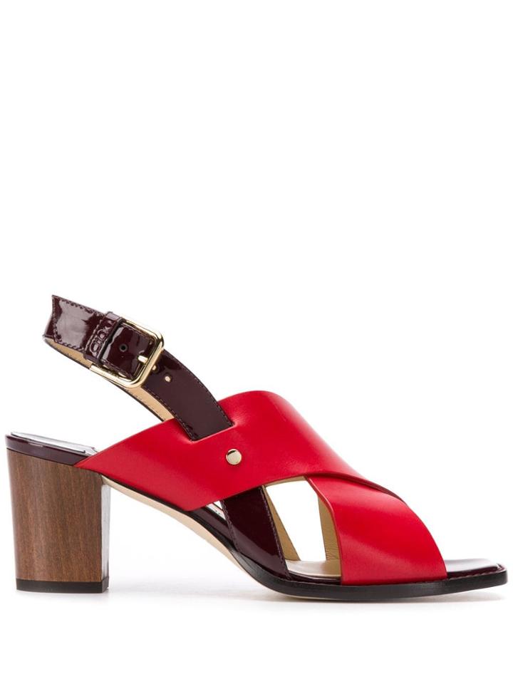 Jimmy Choo Aix 65 Sandals - Red
