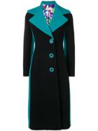Emilio Pucci Buttoned Long Coat - Black