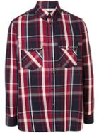 Caban Checked Relaxed-fit Shirt - Red