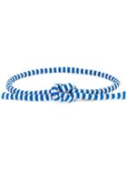 Ports 1961 Striped Rope Belt, Women's, Blue, Cotton/polystyrene