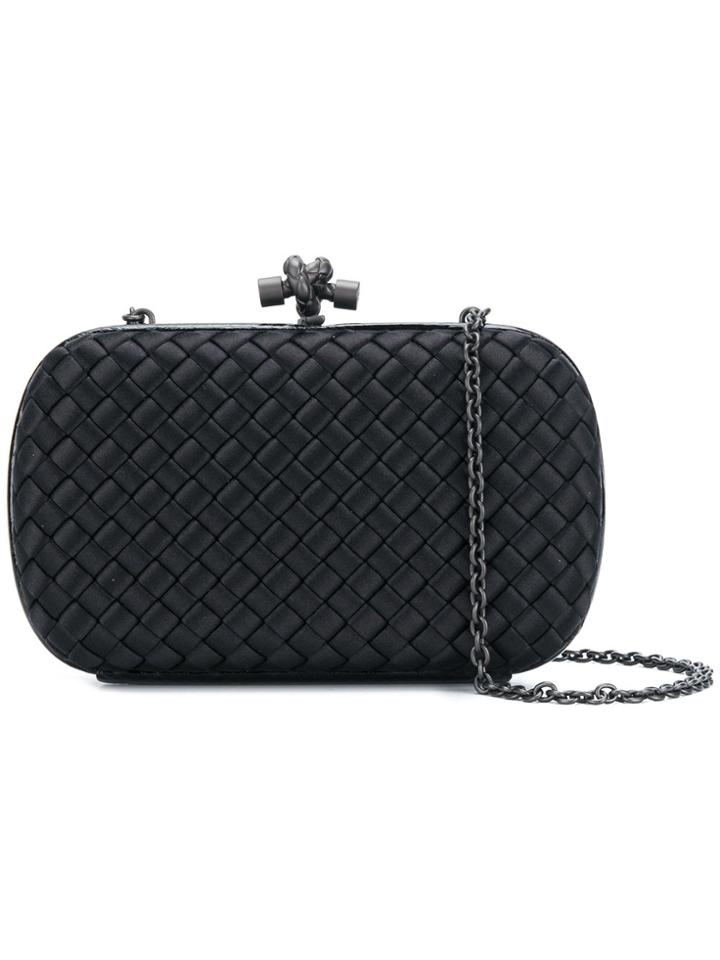 Bottega Veneta Chain Crossbody Bag - Black