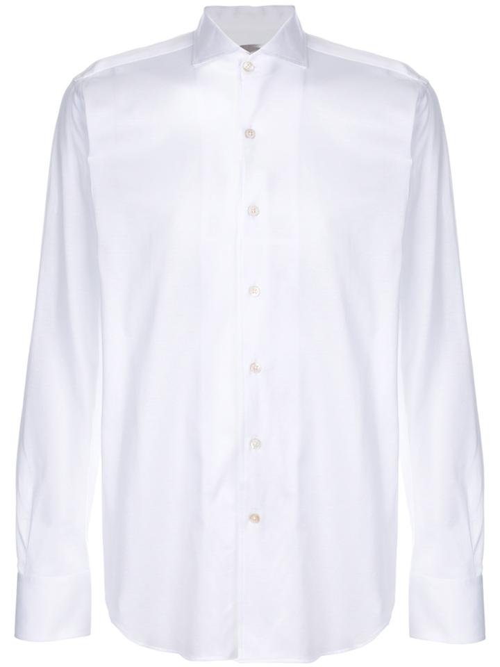 Canali Cutaway Collar Shirt - White