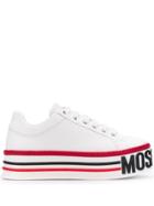 Moschino Platform Logo Sneakers - White