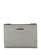 Love Moschino Textured Clutch - Metallic