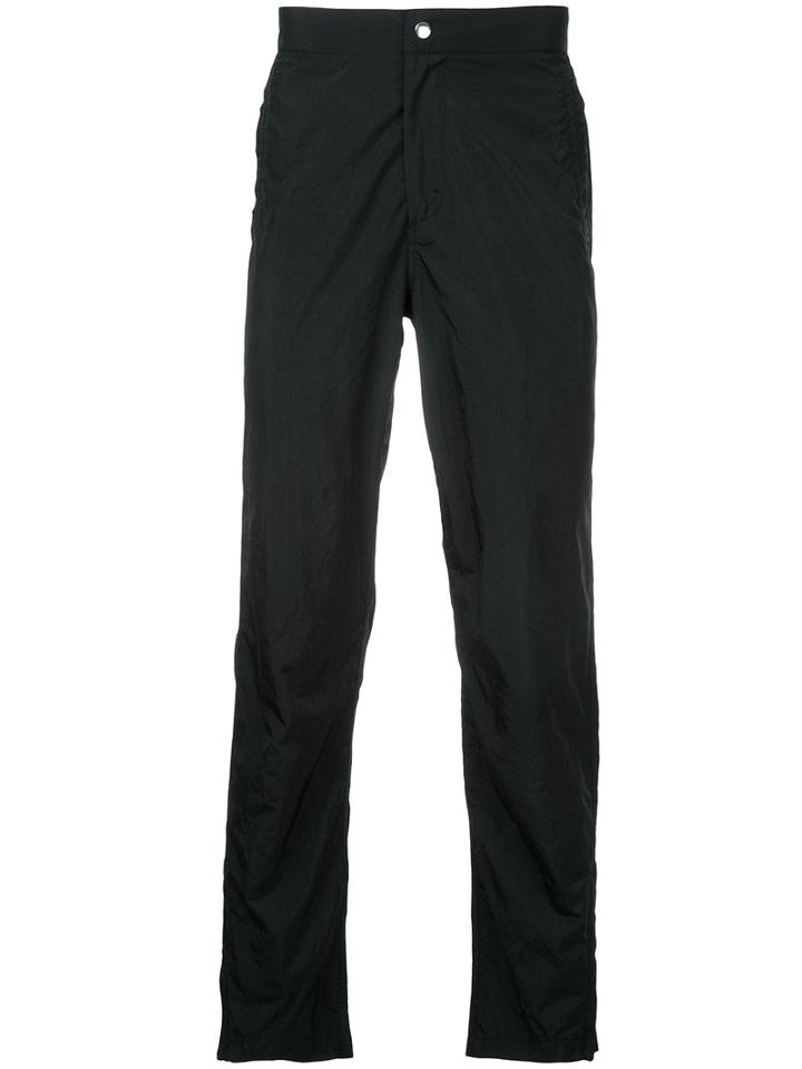 T By Alexander Wang - Straight Cut Trousers - Men - Nylon - M, Black, Nylon