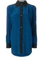 Givenchy Colour Block Long Shirt - Blue