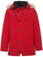 Canada Goose Fur And Feather Down Chateau Jacket - Red