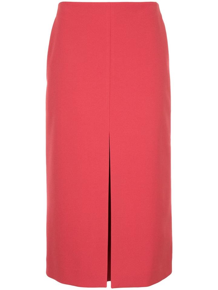 Jil Sander High Waisted Midi Skirt - Pink