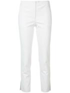 Helmut Lang Cropped Trousers - White